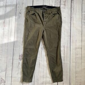 Torrid Jeans Woman's Size 16R Green Skinny Jeans